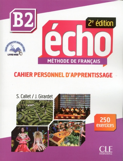 Echo b2 cahier d'apprentissage + cd audio 2ème edition - Image principale