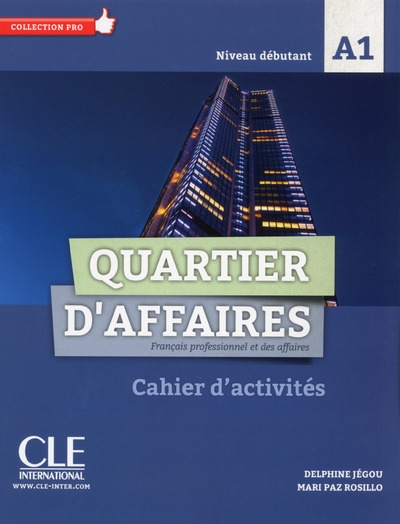 Quartier d'affaires fle niveau a1 exercices + livret - Image principale