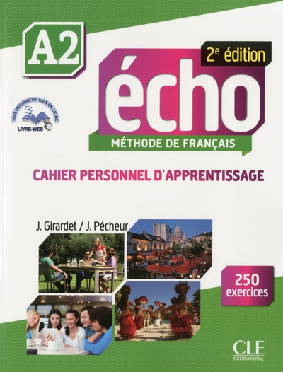 Echo a2 cahier personnel d'apprentissage + cd audio 2ed - Image principale