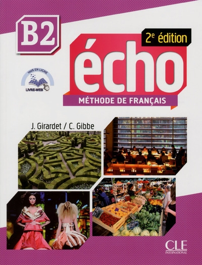 Echo b2 - de francais 2ed - eleve + portfolio + dvd - Image principale