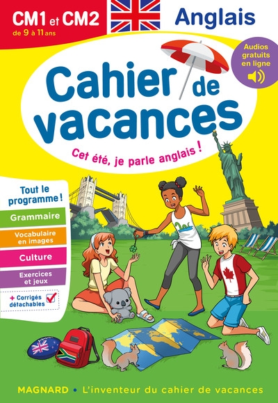 Cahier de vacances 2025, anglais cm1 et cm2 - Image principale