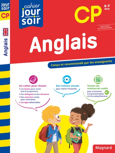 Anglais cp - cahier jour soir - Image principale