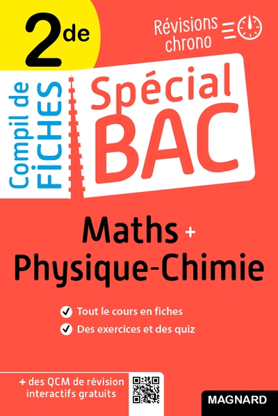 Spécial bac compil de fiches maths-physique-chimie 2de bac 2026 - Image principale