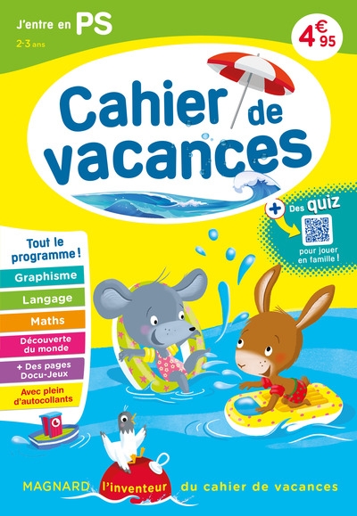 Cahier de vacances 2025, j'entre en petite section 2-3 ans - Image principale
