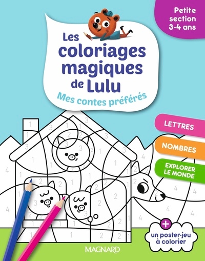 Les coloriages magiques de lulu - petite section - mes contes préférés - Image principale