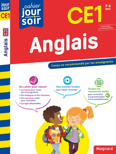 Anglais ce1 - cahier jour soir - Image principale