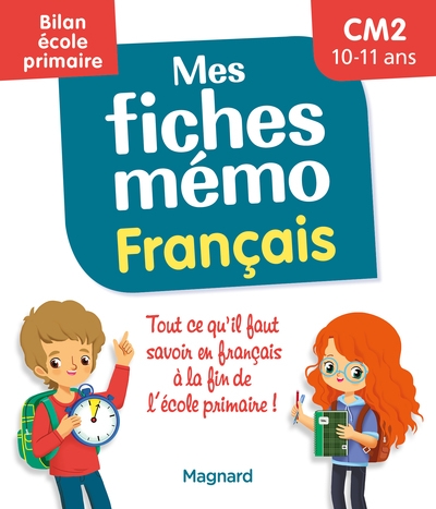 Mes fiches mémo français cm2 - bilan école primaire - Image principale