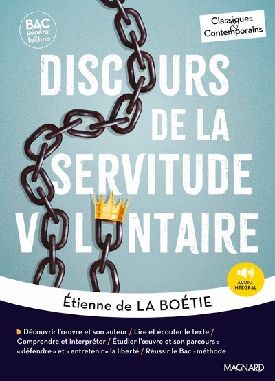 Discours de la servitude volontaire - bac français 1re 2026 - classiques et contemporains - Image principale