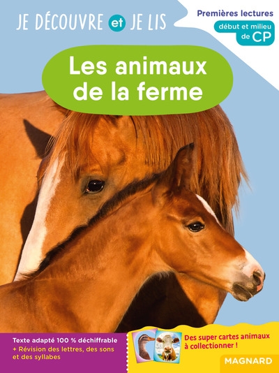 Je découvre et je lis cp - les animaux de la ferme - Image principale