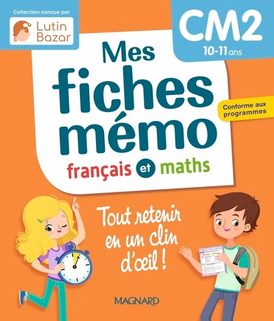 Mes fiches mémo français et maths cm2 - Image principale