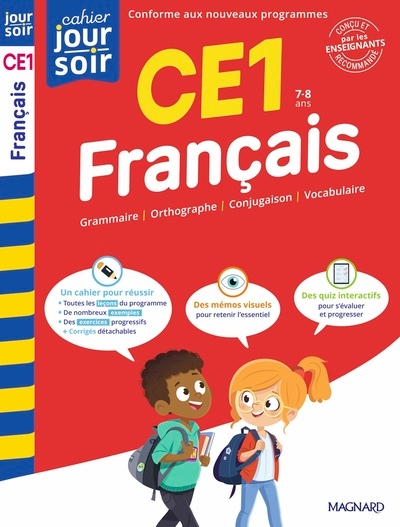 Français ce1 - cahier jour soir - Image principale