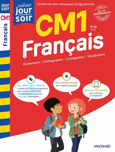 Français cm1 - cahier jour soir - Image principale