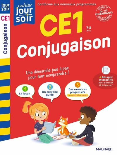 Conjugaison ce1 - cahier jour soir - Image principale