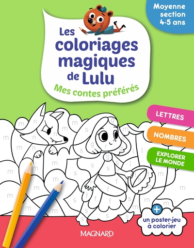 Les coloriages magiques de lulu - moyenne section - mes contes préférés - Image principale