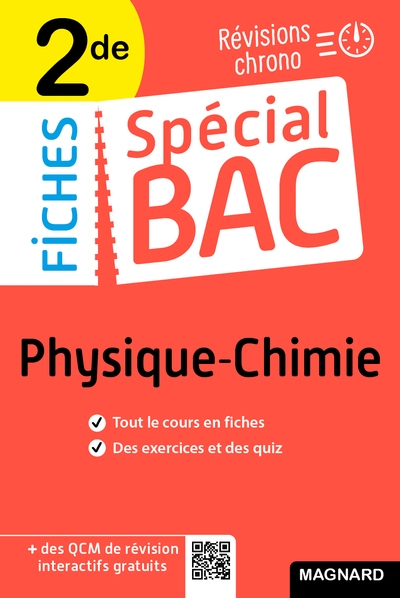 Spécial bac fiches physique-chimie 2de bac 2026 - Image principale