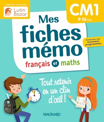 Mes fiches mémo français et maths cm1 - Image principale