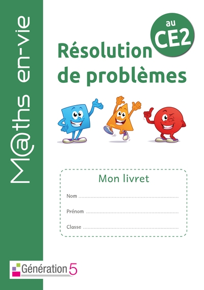 Livret élève - enseigner la résolution de problèmes au ce2 - maths en-vie - Image principale