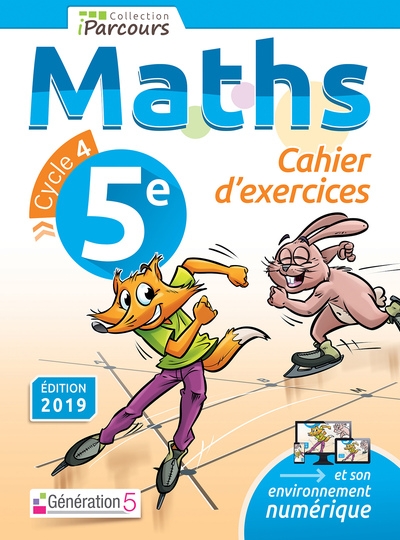 Cahier d'exercices iparcours maths 5e (2019) - Image principale