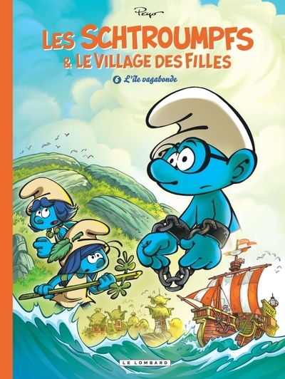 Les schtroumpfs et le village des filles - tome 6 - l'île vagabonde - Image principale