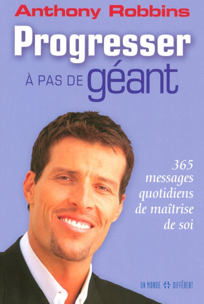 Progresser à pas de géant - 365 messages quotidiens de maitrise de soi - Image principale