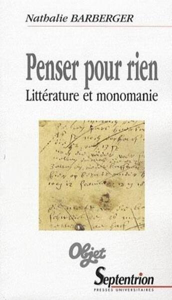 Penser pour rien - Image principale