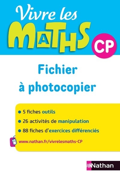 Vivre les maths cp - fichier à photocopier - Image principale