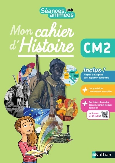 Séances animées - cm2 - mon cahier d'histoire - Image principale