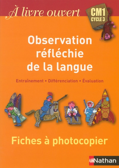 À livre ouvert - maîtrise de la langue- fichier orl cm1 - Image principale
