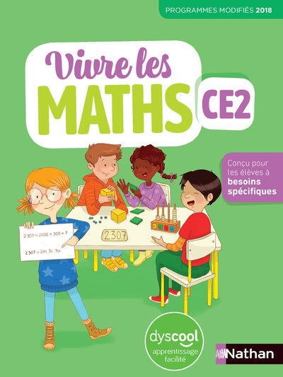 Vivre les maths ce2 - fichier élève dyscool - 2020 - Image principale