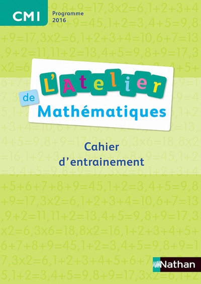 Atelier de maths- cahier - cm1 - Image principale