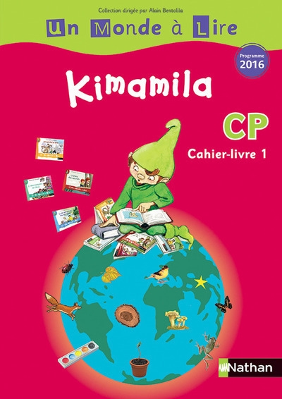 Un monde à lire - kimamila - série rouge - cahier livre 1 cp - Image principale