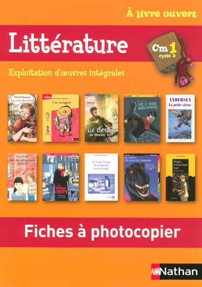 A livre ouvert - fichier littérature - cm1 - Image principale