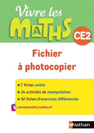 Vivre les maths - fichier à photocopier ce2 - Image principale
