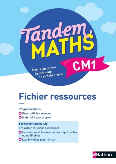 Tandem maths cm1 - fichier ressources - Image principale