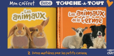 Mon coffret bébé touche-à-tout (cour orange) les animaux et les animaux de la ferme - Image principale