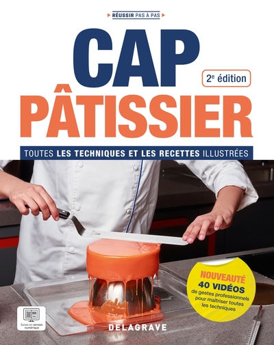 Réussir pas à pas cap pâtissier (2024) - manuel élève - Image principale