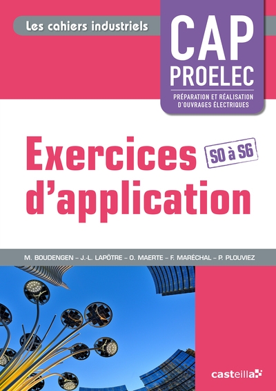 Exercices d'application cap proelec (2014) - cahier activités élève - Image principale