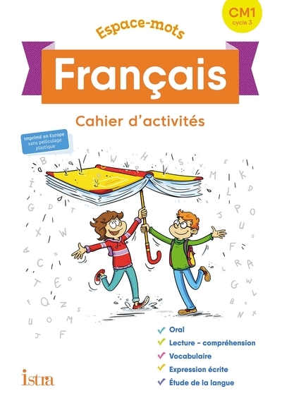 Espace-mots français cm1 - cahier élève - ed. 2020 - Image principale