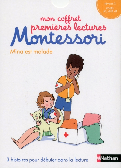 Mon coffret premières lectures montessori : mina est malade - Image principale