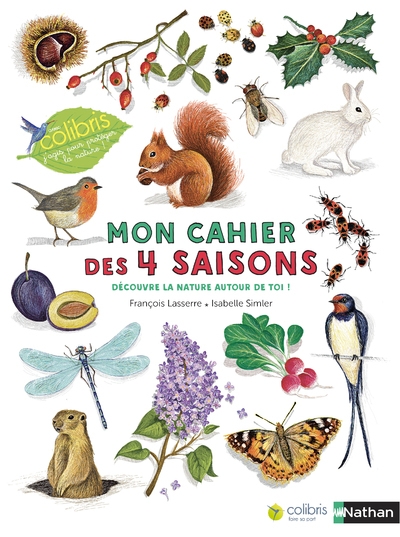 Mon cahier des 4 saisons - cahiers nature colibri - Image principale