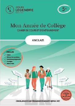 Mon année de collège - cahier de cours et d'entraînement - anglais - 5ème - Image principale