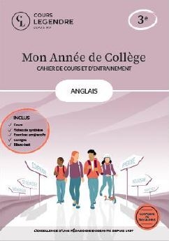 Mon année de collège - cahier de cours et d'entraînement - anglais 3ème - Image principale