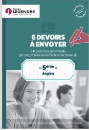 5ème anglais 6 devoirs à envoyer - Image principale
