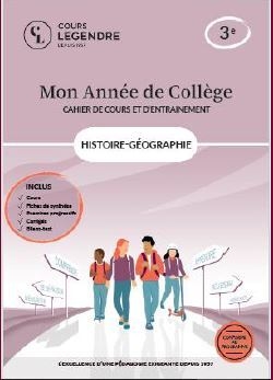 Mon année de collège - cahier de cours et d'entraînement - histoire-géographie - 3ème - Image principale