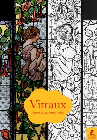 Vitraux - coloriages anti-stress - Image principale