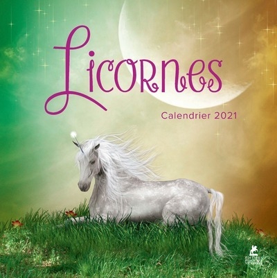 Licornes - calendrier 2021 - Image principale