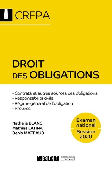 Droit des obligations - Image principale