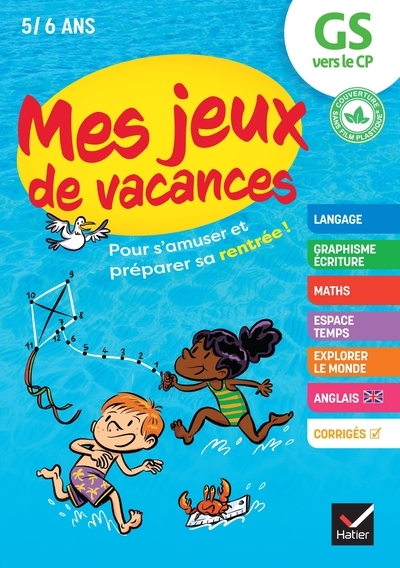 Cahier de vacances 2026 - mes jeux de vacances - de la gs vers le cp - Image principale