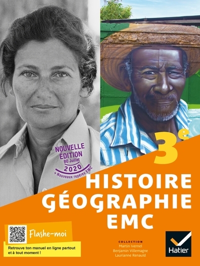 Histoire-géographie-emc 3e - ed 2021 - livre élève - Image principale
