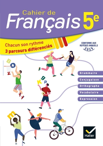 Chacun son rythme - français 5e - ed. 2020 - cahier élève - Image principale